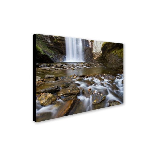 Pierre Leclerc 'Looking Glass Falls' Canvas Art,30x47